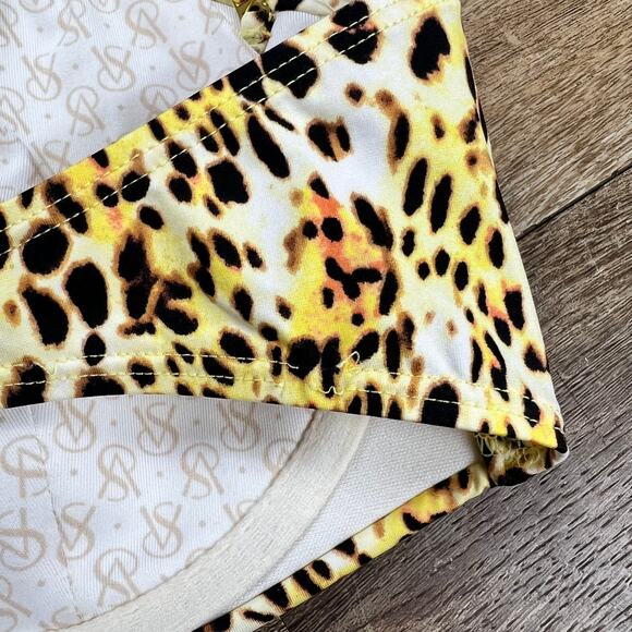 NWT Victorias Secret bandeau leopard print bikini top - Picture 5 of 5